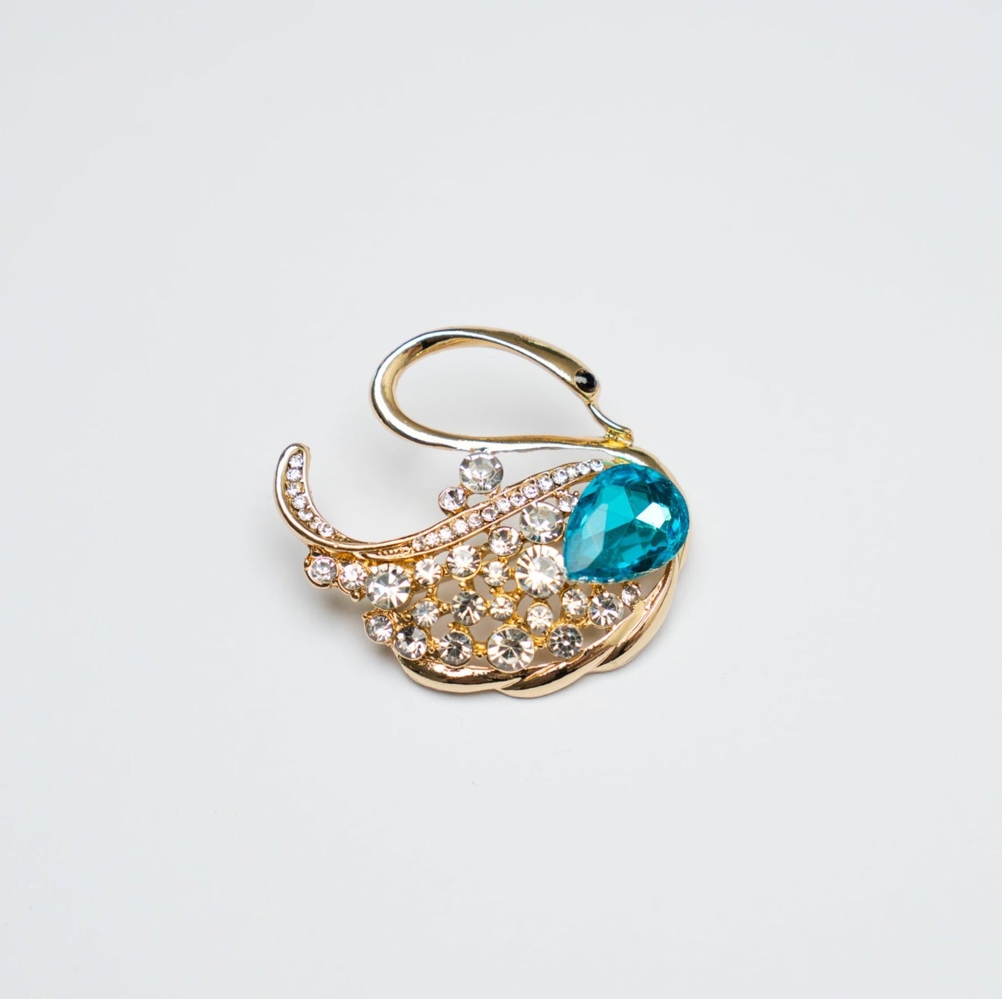 Swan Hijab Korean Brooch