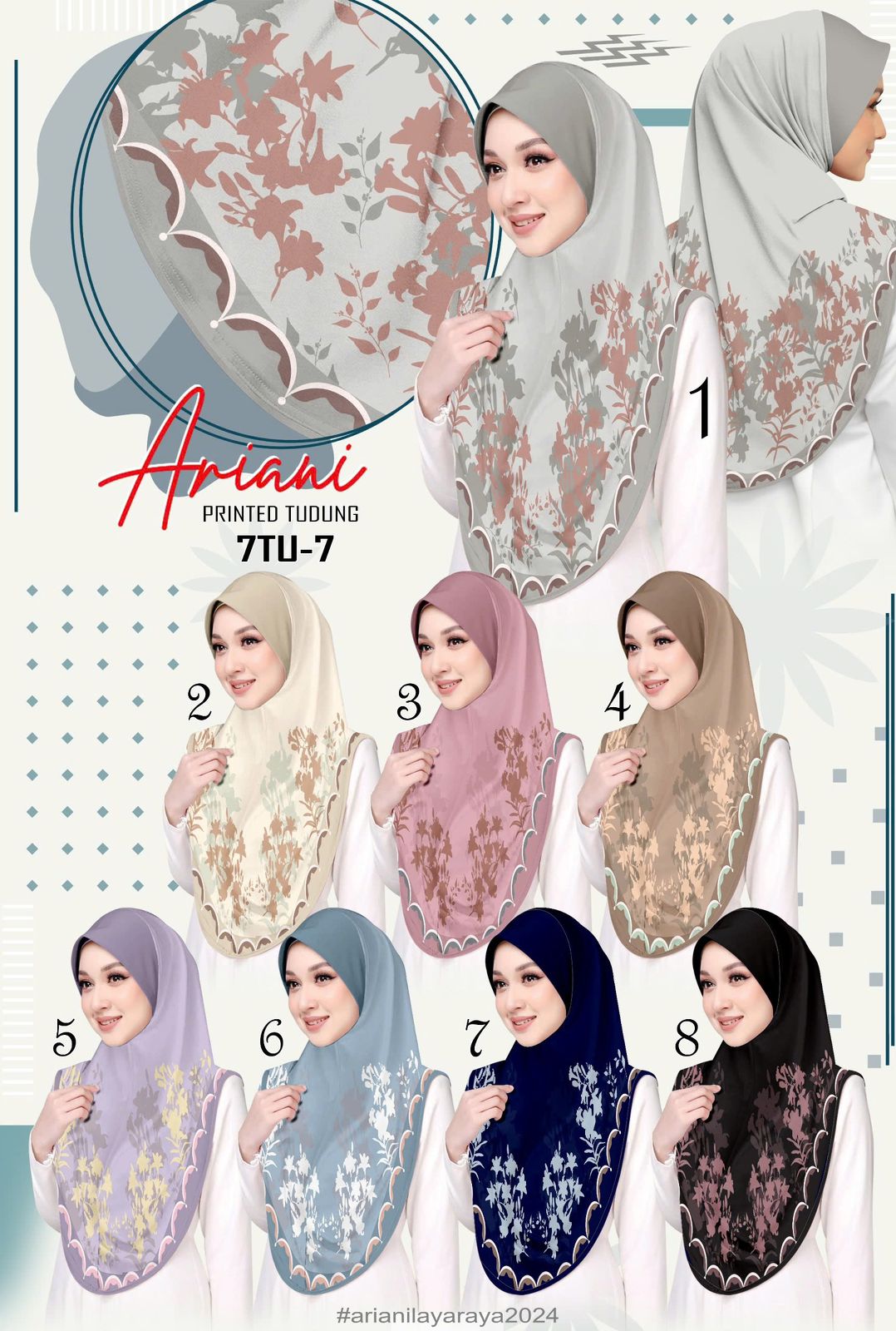 Ariani Inspired Instant Hijab - 7TU7