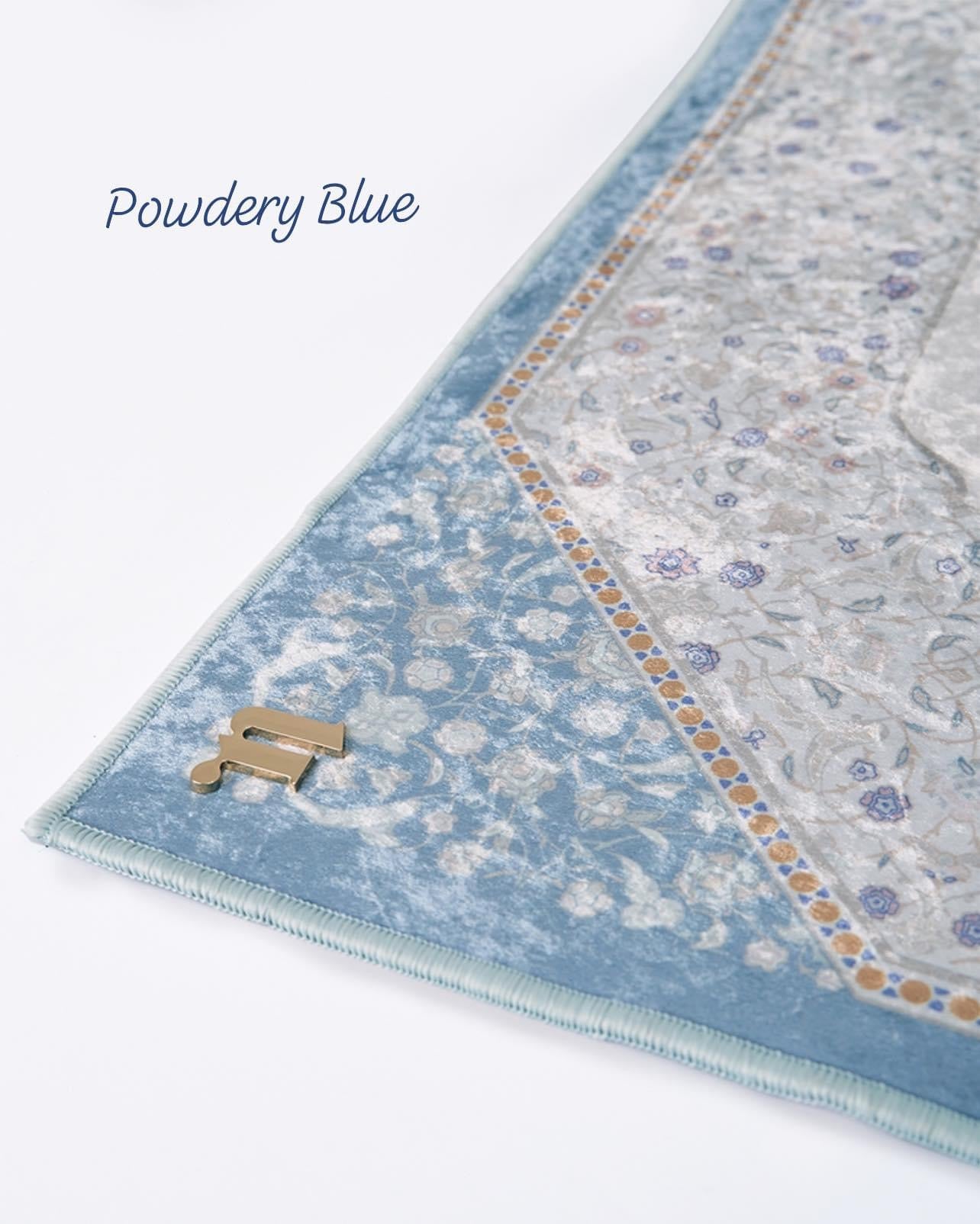 Saleema Prayer Mat - Powdery Blue