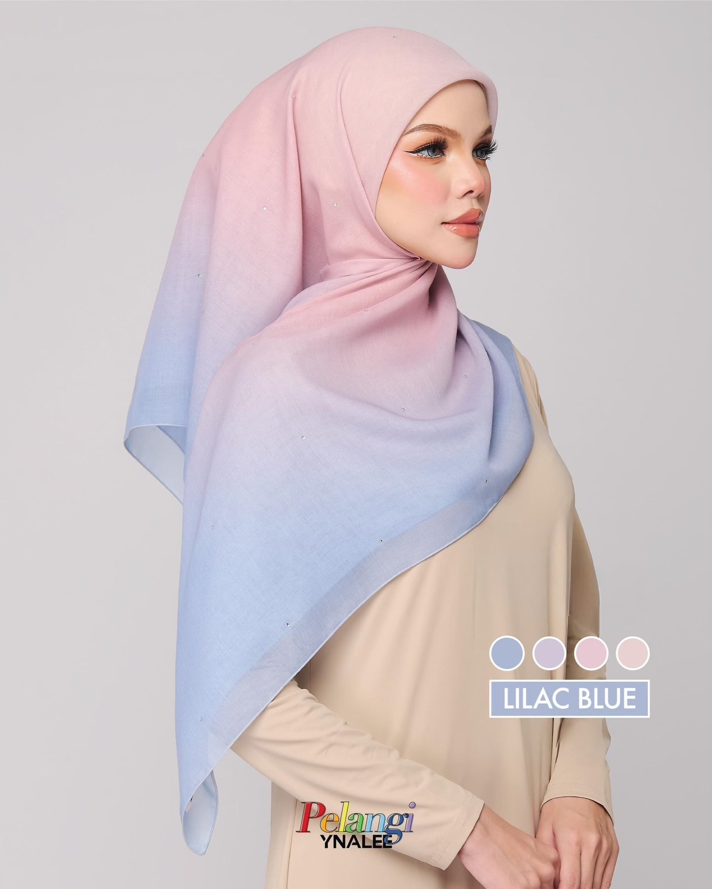 Lilac Blue - Ombre Pelangi