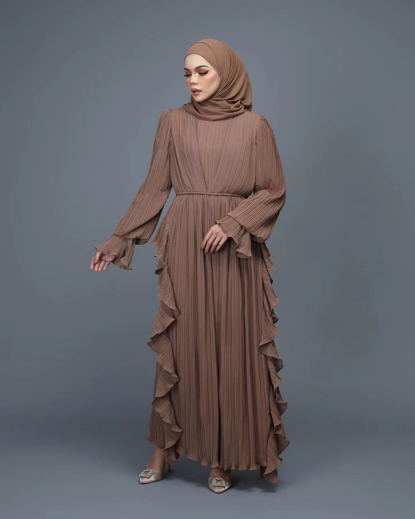 Brown - Rania Dress