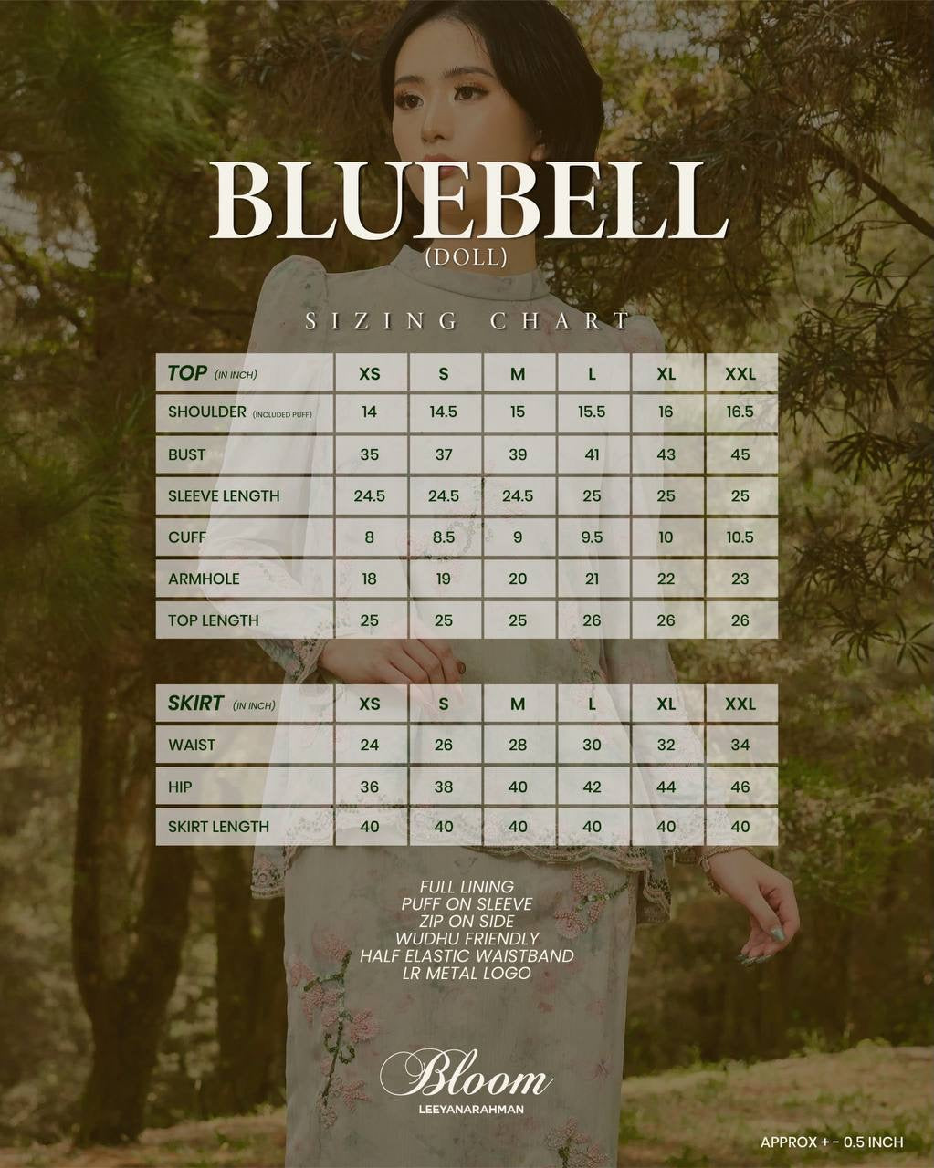 Bluebell Doll - Bloom Series Kurung