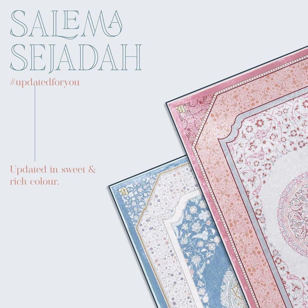Saleema Prayer Mat - Powdery Blue