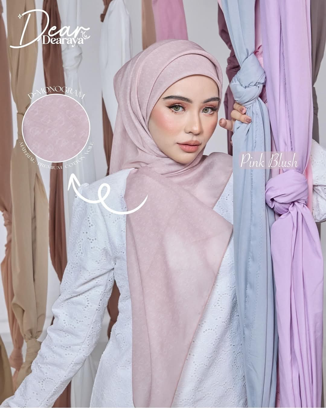 Pink Blush - Plain Dearaya SQ