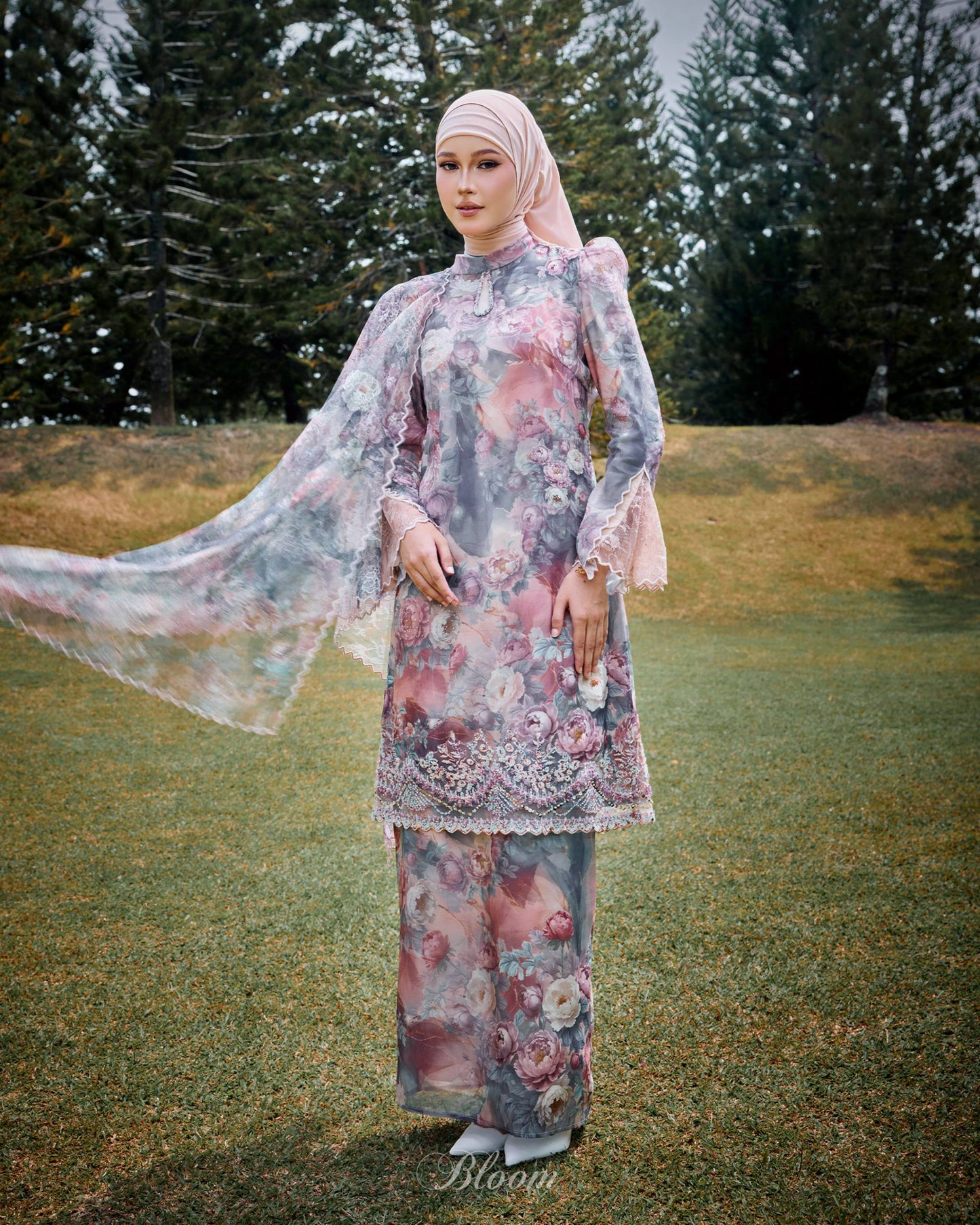 Flora Riaw - Bloom Series Kurung