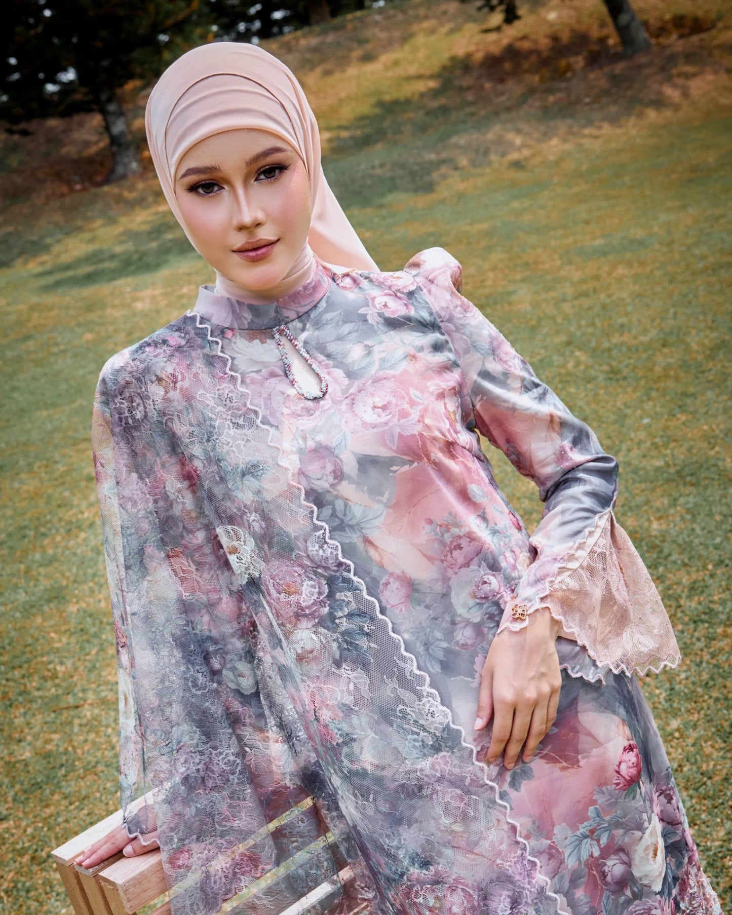 Flora Riaw - Bloom Series Kurung
