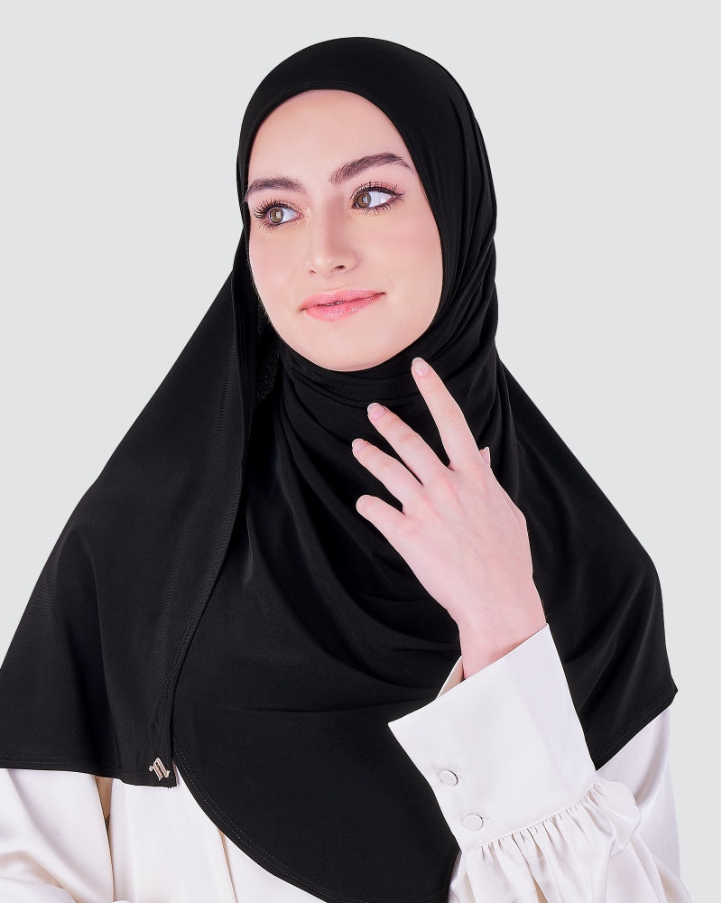 Black - Babes Semi-Instant Shawl