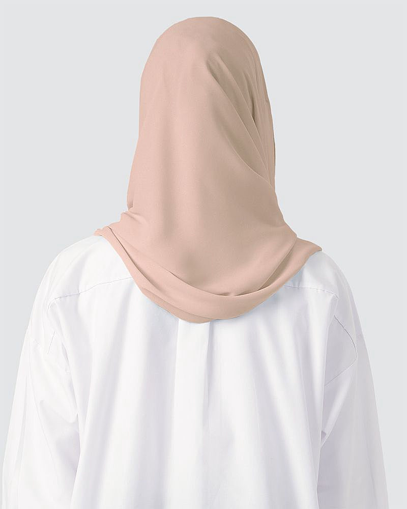 Dusty Warm Peach - Tiara Semi-Instant Shawl