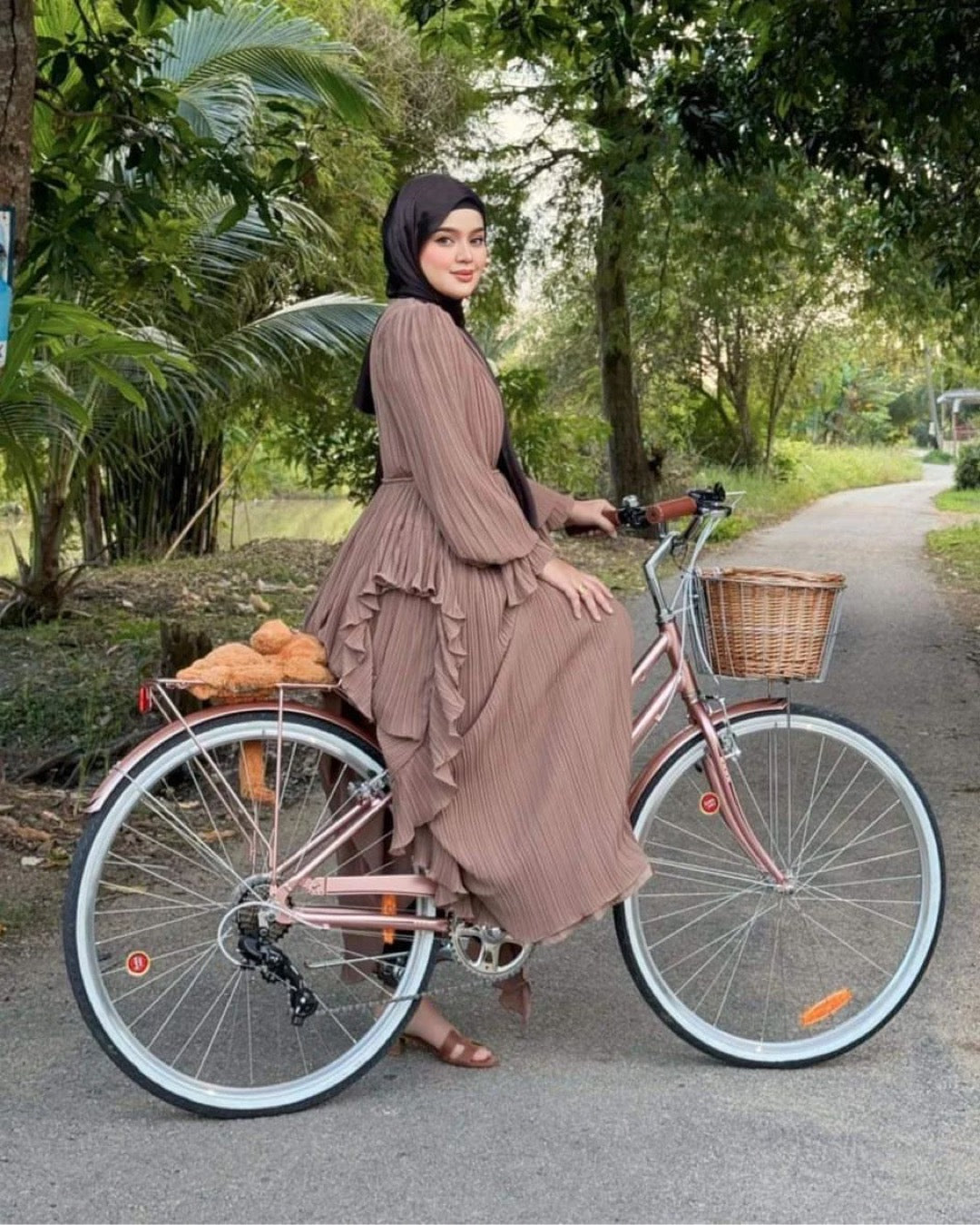 Brown - Rania Dress