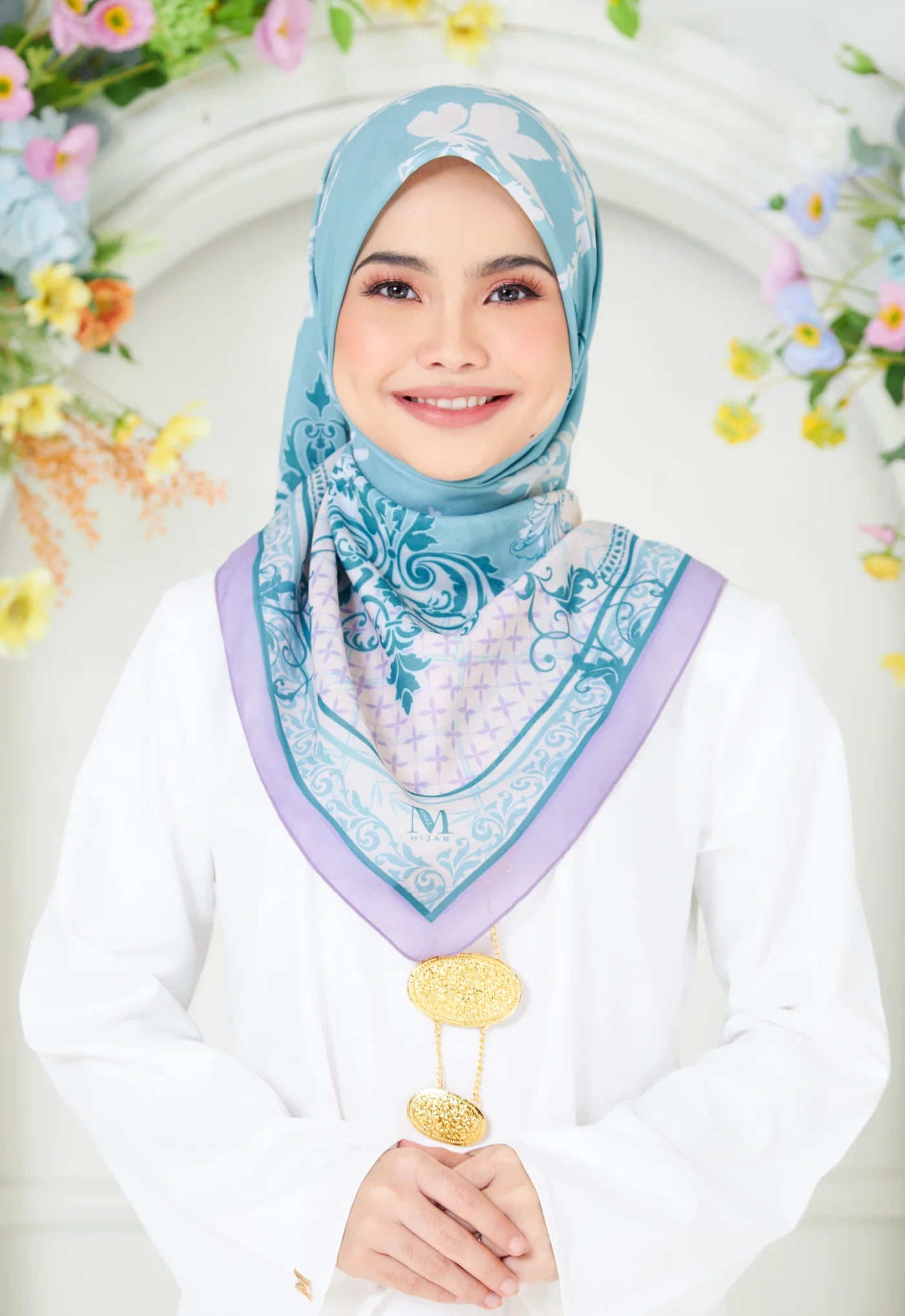 Light Turquoise - MINAZ Blooming Raya