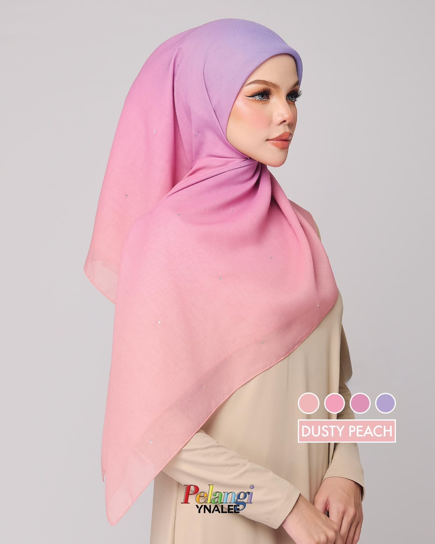 Dusty Peach - Ombre Pelangi