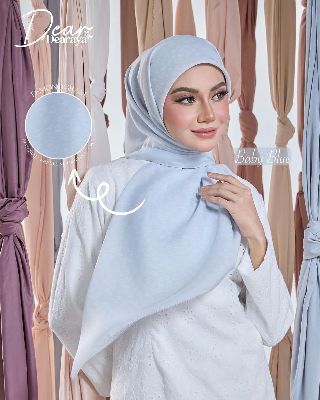 Baby Blue - Plain Dearaya SQ