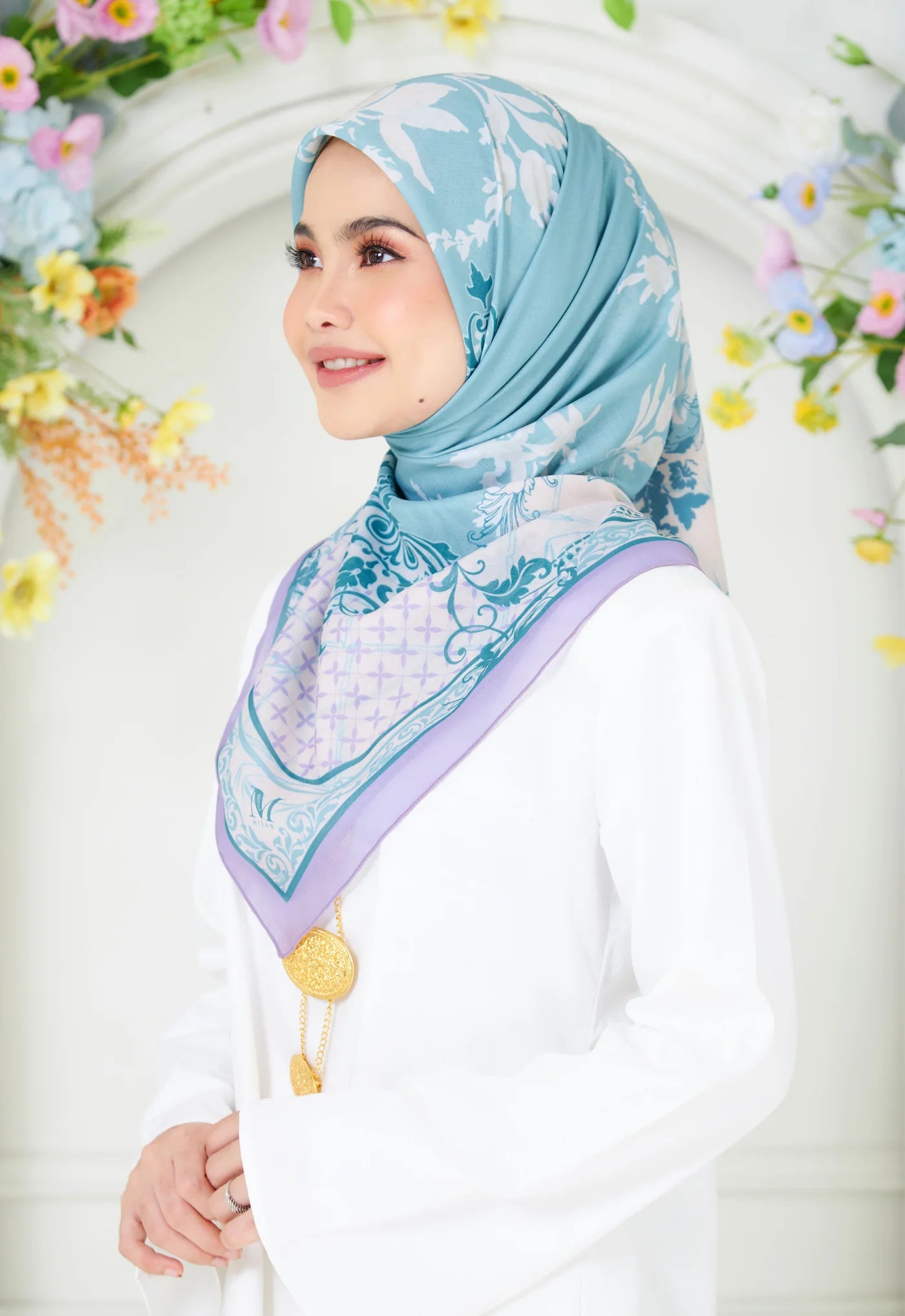 Light Turquoise - MINAZ Blooming Raya