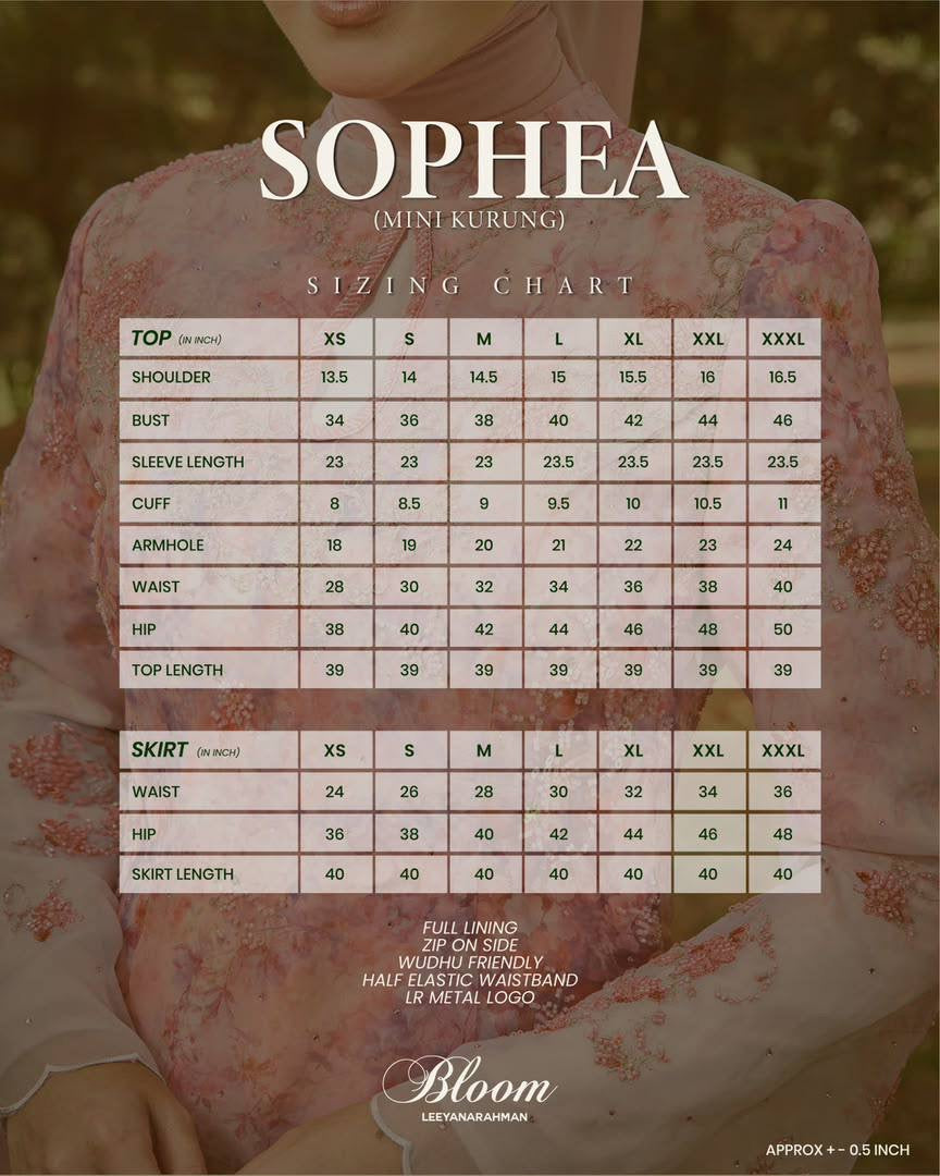 Sophea Mini Kurung - Bloom Series Kurung