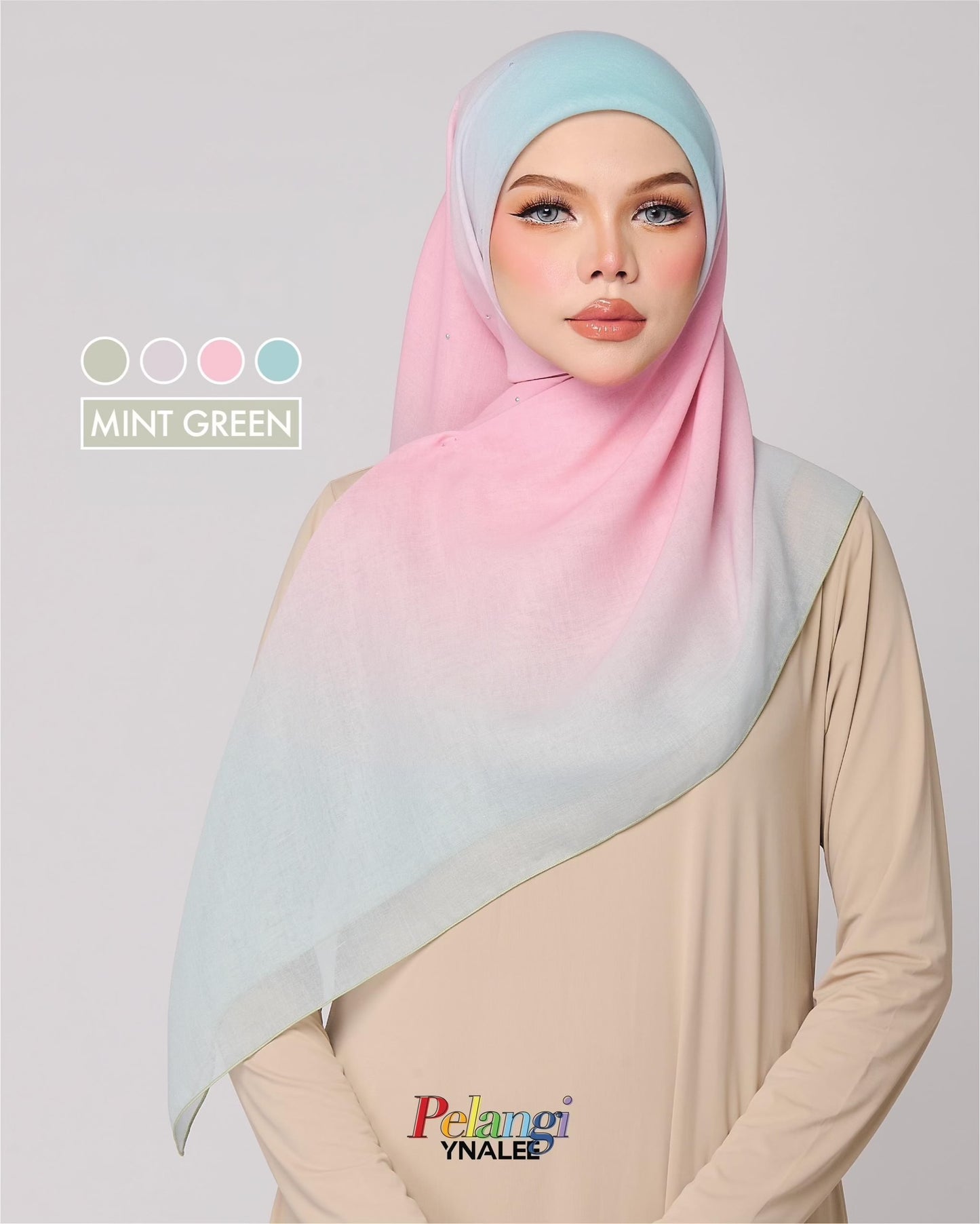 Mint Green - Ombre Pelangi