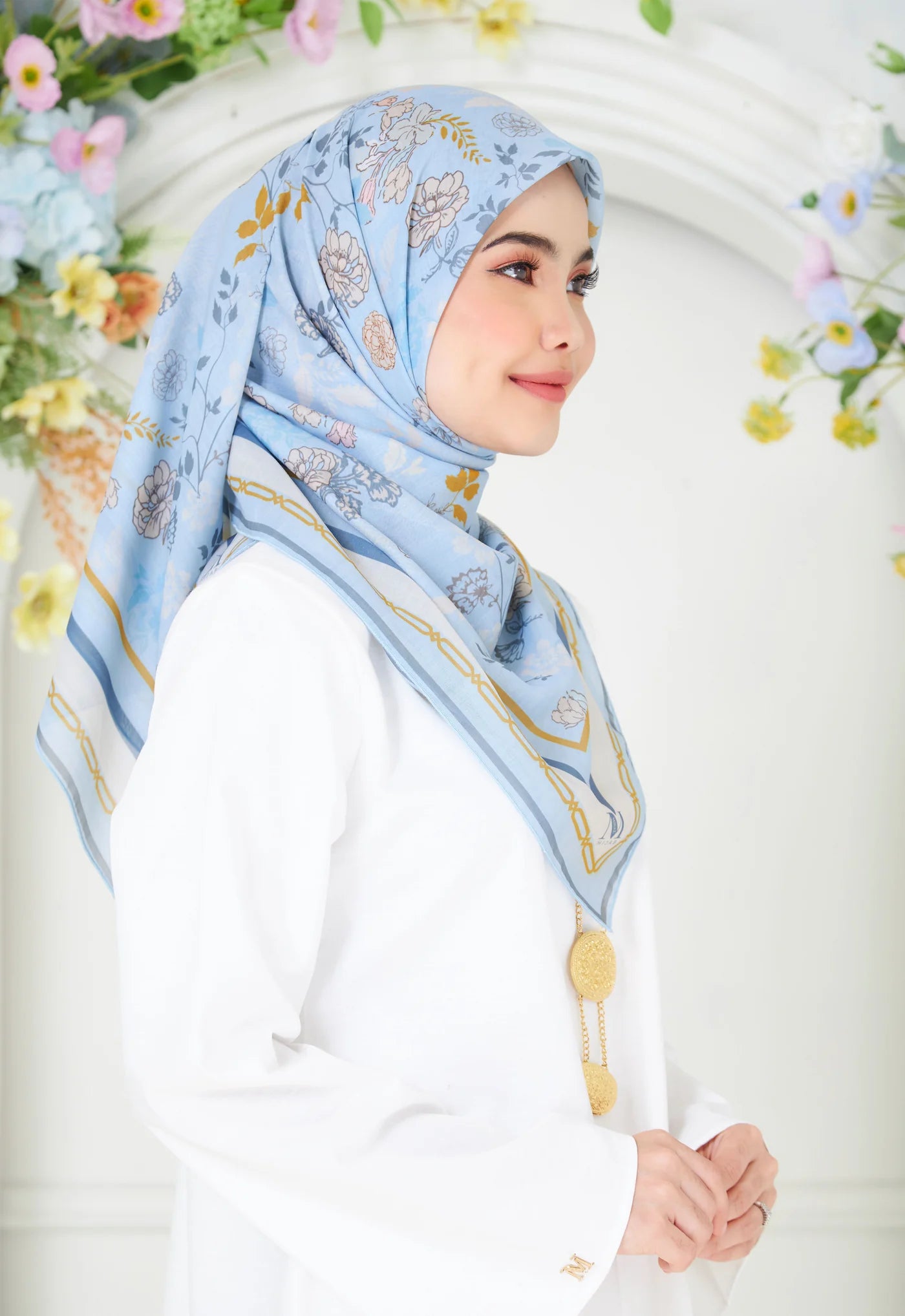 Light Blue - MINAZ Blooming Raya