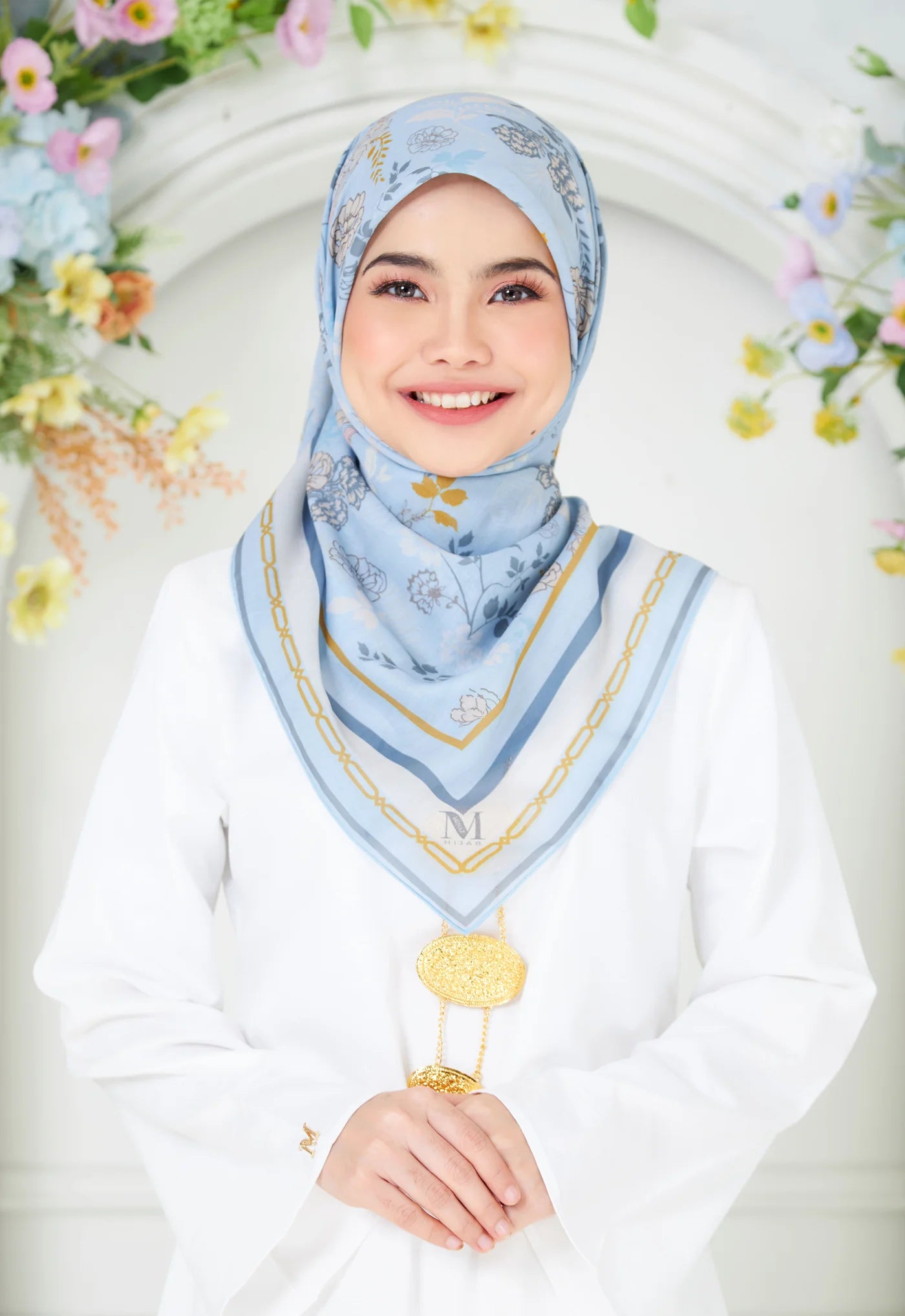 Light Blue - MINAZ Blooming Raya