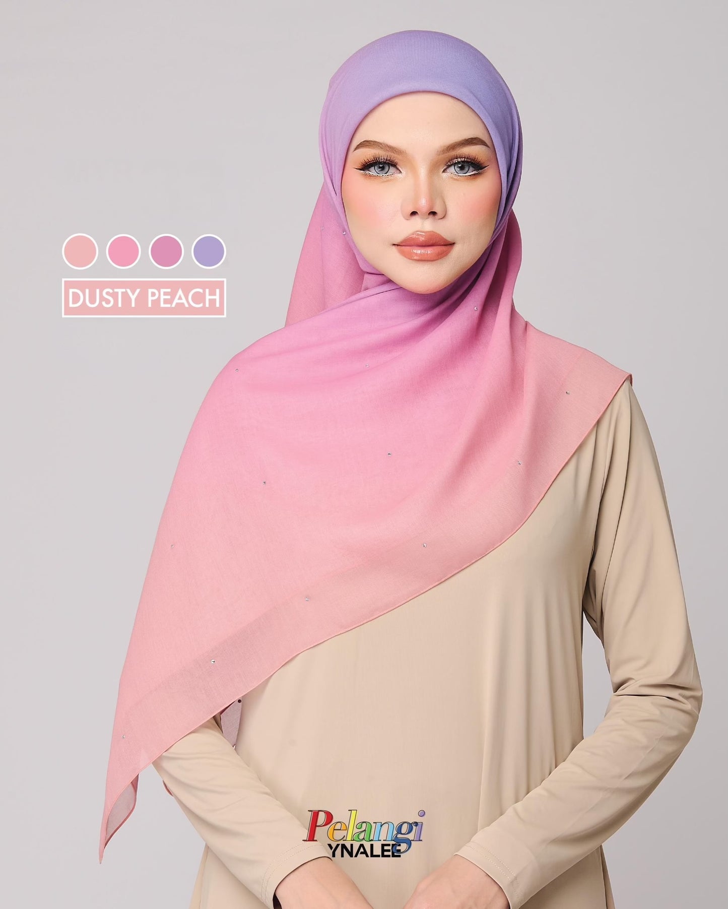 Dusty Peach - Ombre Pelangi