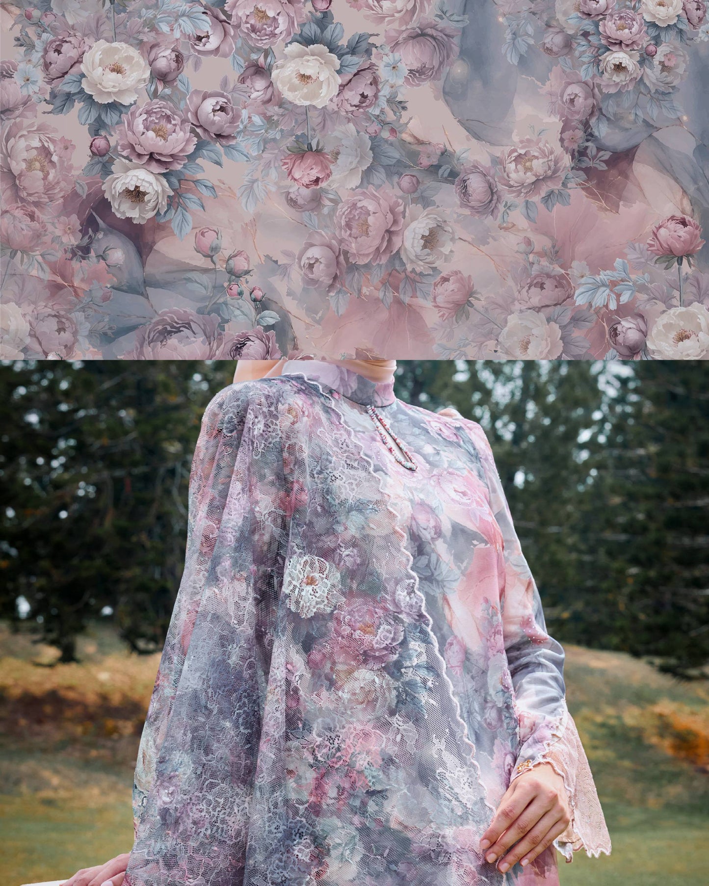 Flora Riaw - Bloom Series Kurung