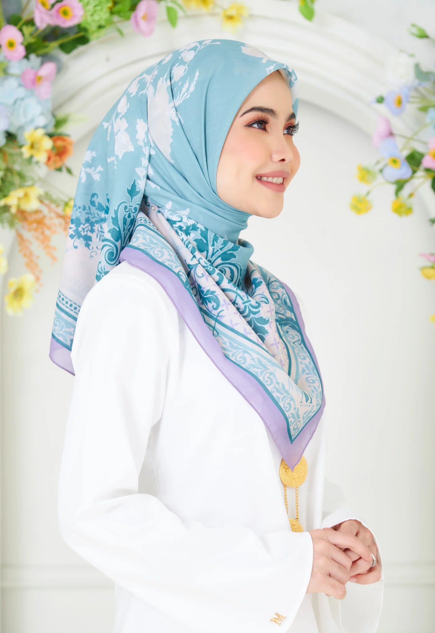 Light Turquoise - MINAZ Blooming Raya