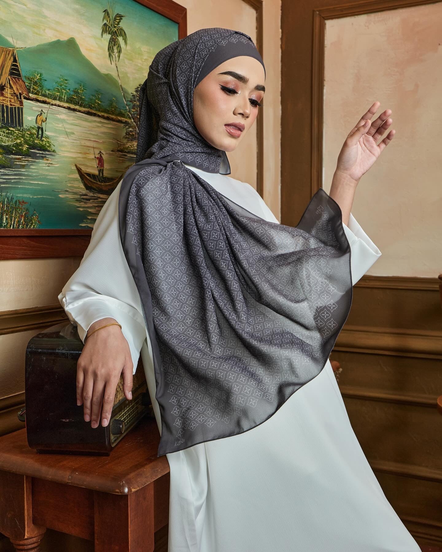 Zahirah - MonoKlasik Shawl