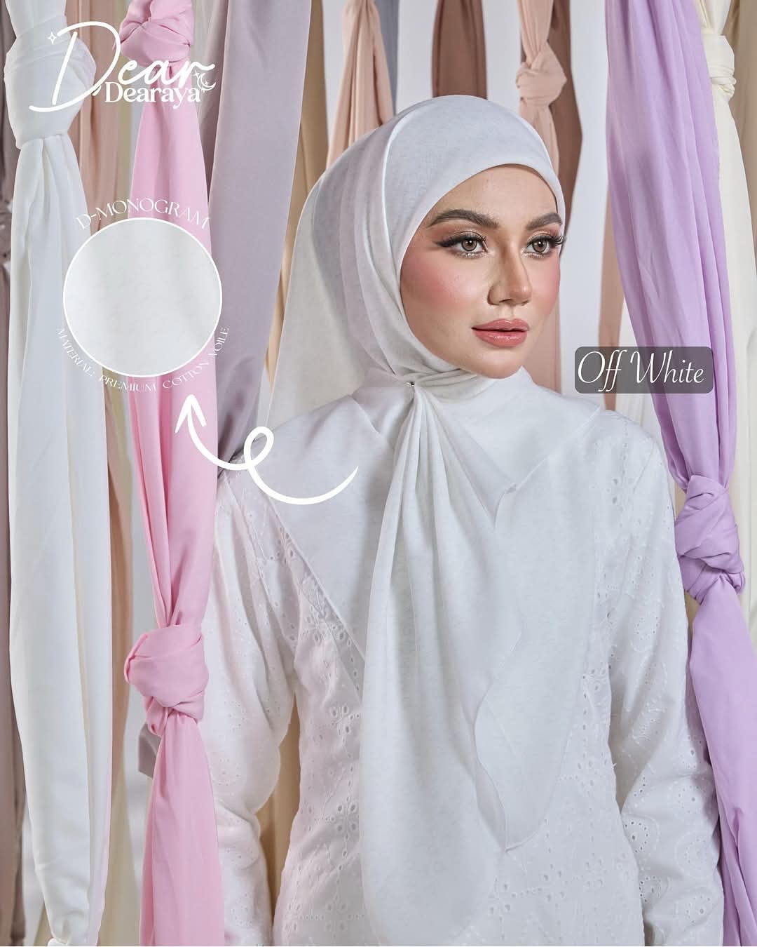 Off White - Plain Dearaya SQ