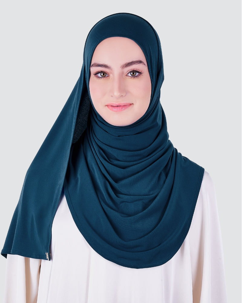 Smokey Blue - Babes Semi-Instant Shawl