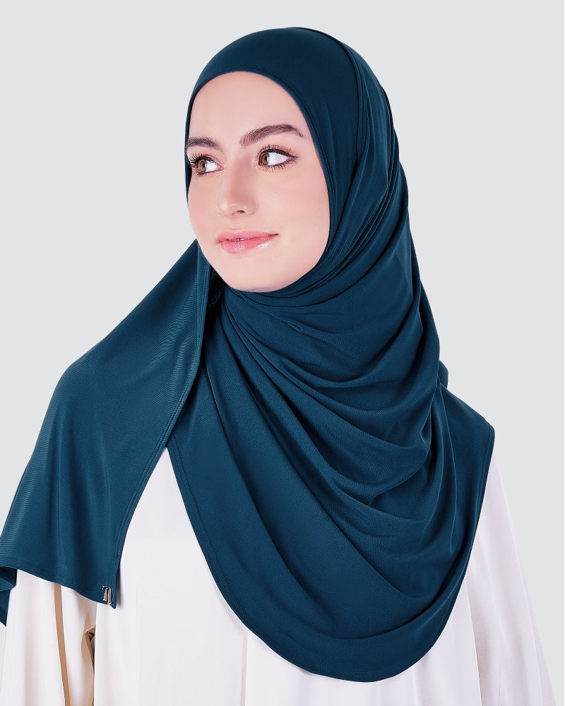 Smokey Blue - Babes Semi-Instant Shawl