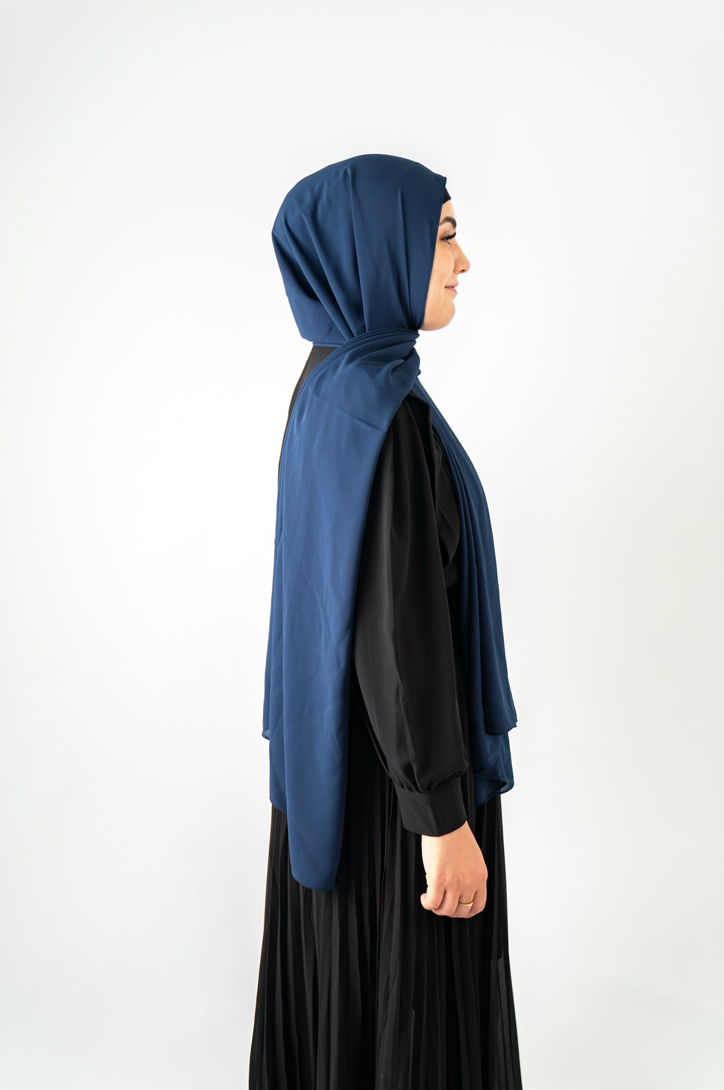 Midnight Navy Flowy Shawl